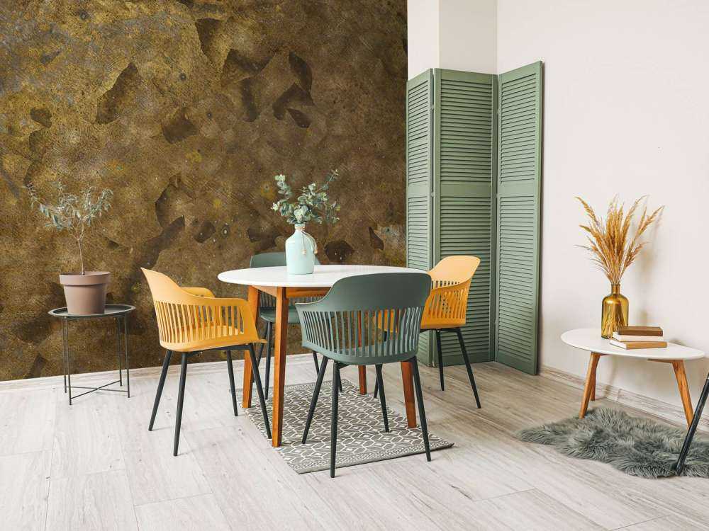 Goudkleurige structuur