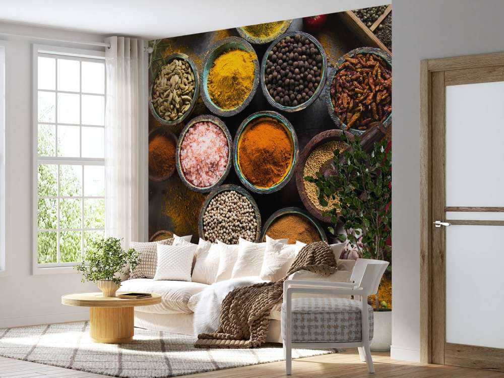 Verschillende soorten kruiden en specerijen