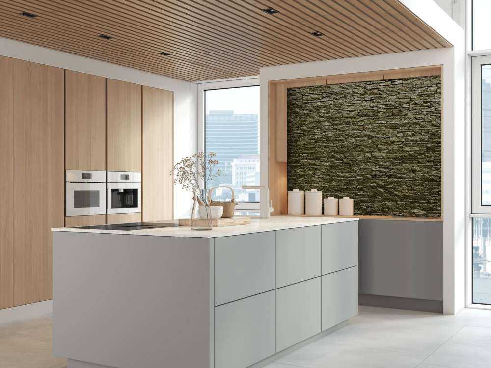 Muur met gouden stenen