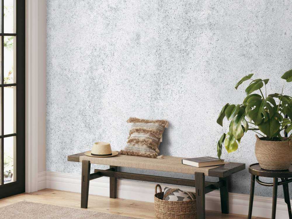 Lichtgrijs betonnen muur