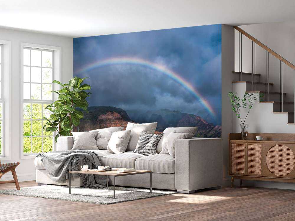 Regenboog boven Waimea Canyon