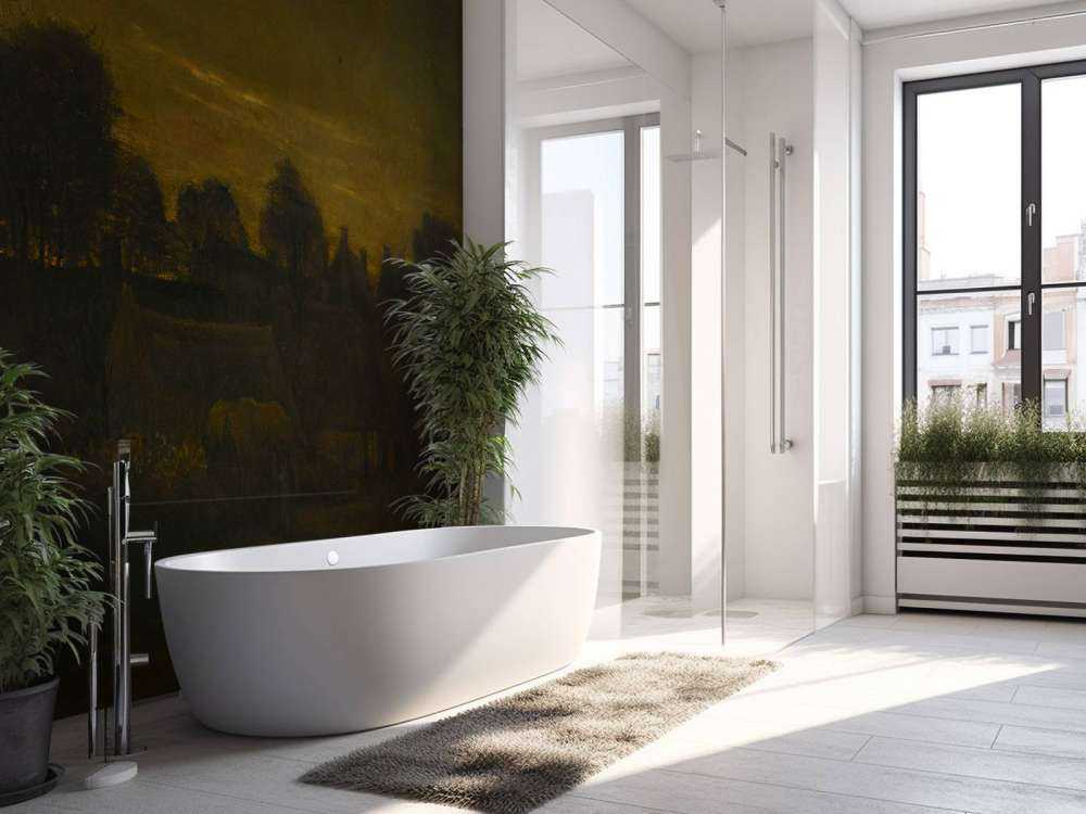 Boerendorp in de avond