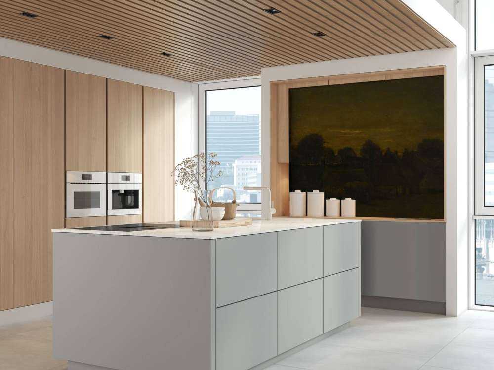 Boerendorp in de avond