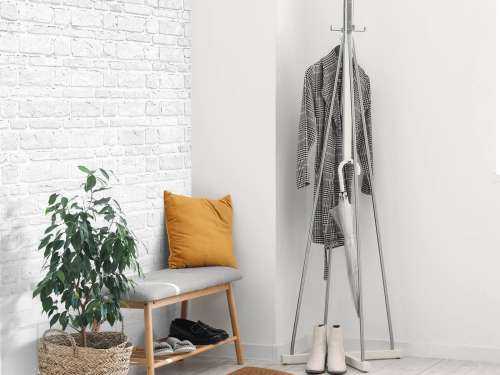 Witte stenen met oud beton