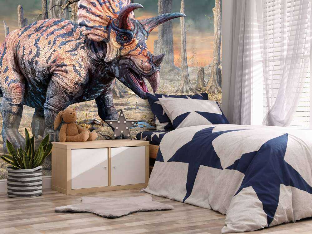 Torosaurus in een verlaten gebied