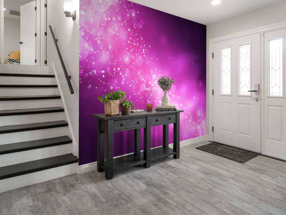 Roze glitter schitteringen