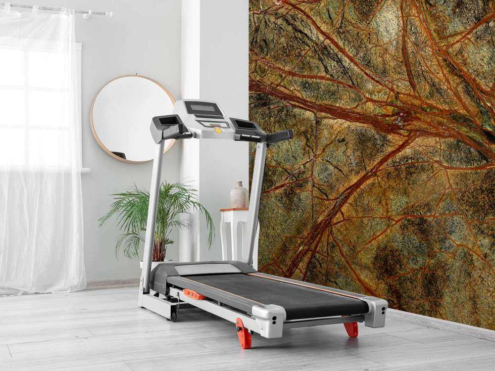 Groen marmer met gekleurde aders