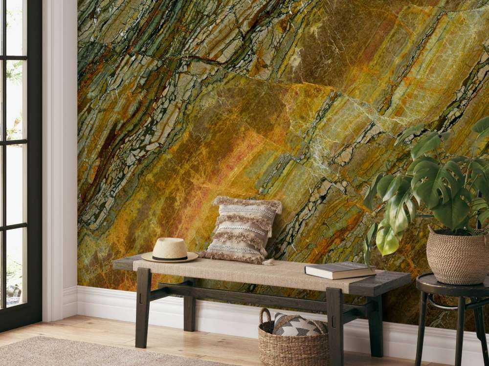 Gekleurd gebroken marmer