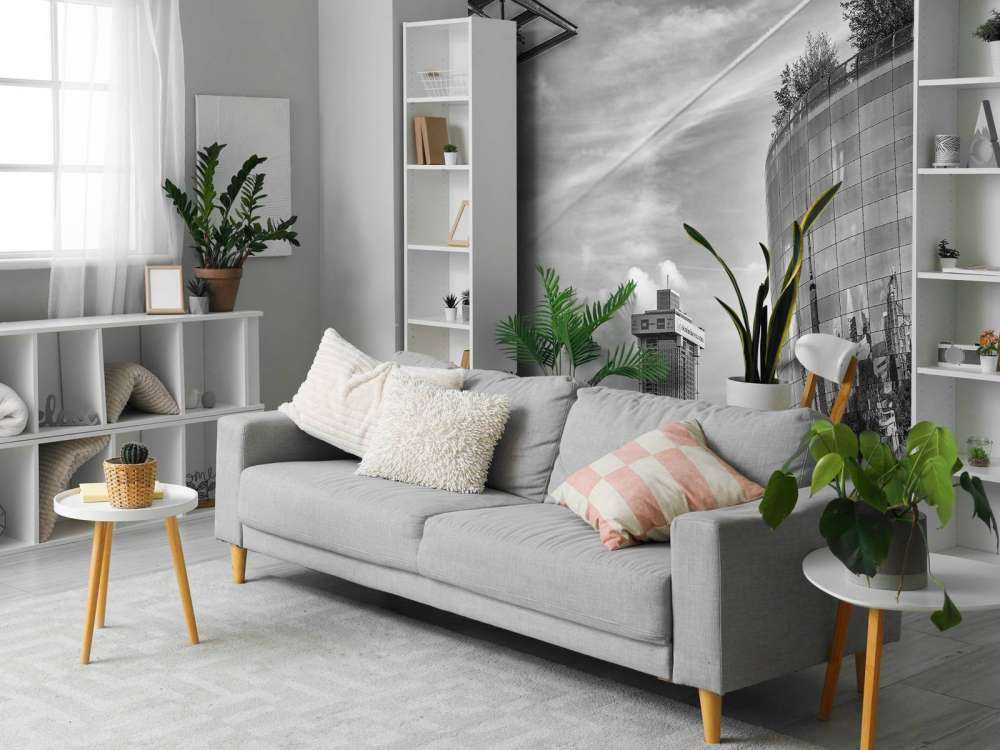 Het Museumdepot (Het Depot) in Rotterdam in zwart wit  