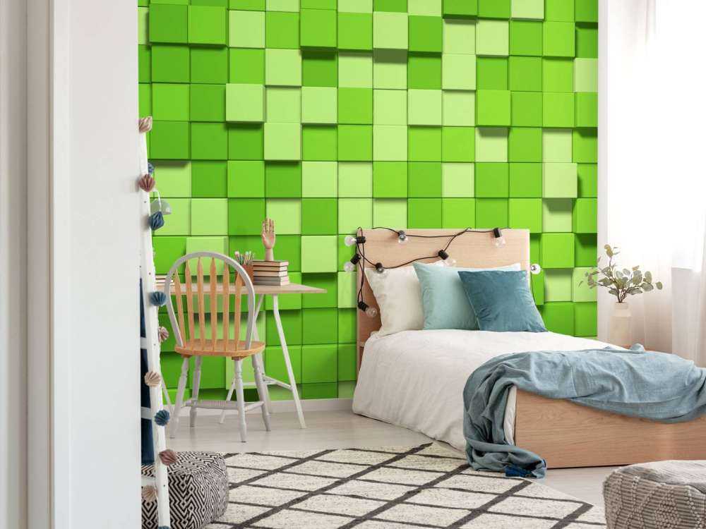 3D Minecraft blokken van gras