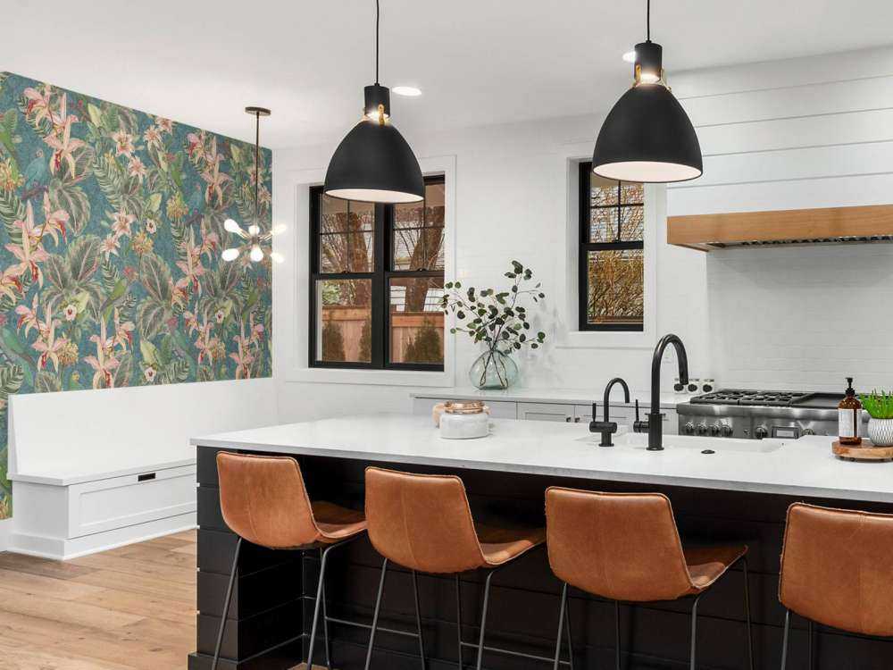 Tropische Jungle vogels & papegaaien - turquoise