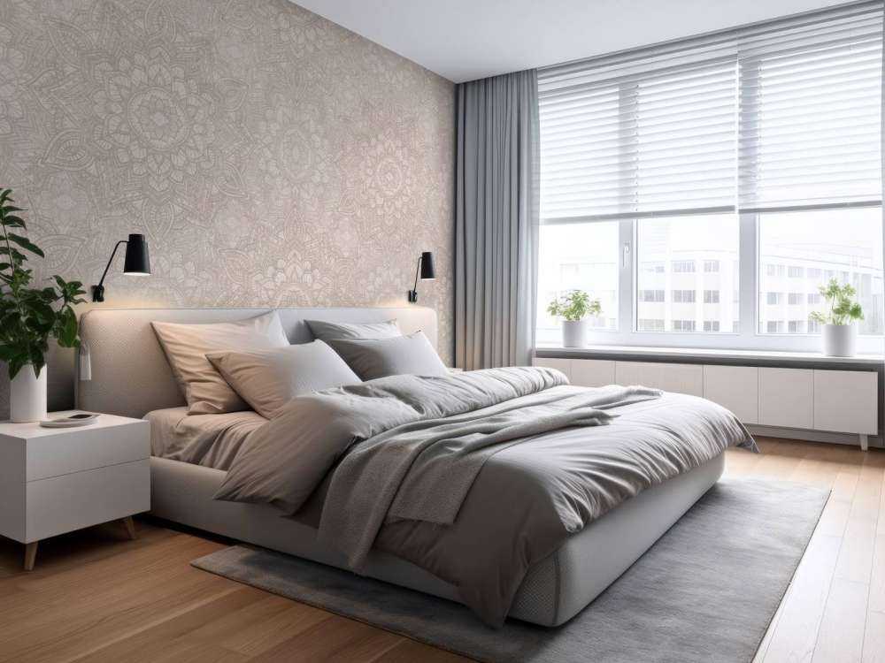 Boho Golden Mandala beige