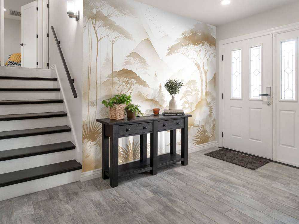 Bergmeer in Nevelige Inkt, taupe