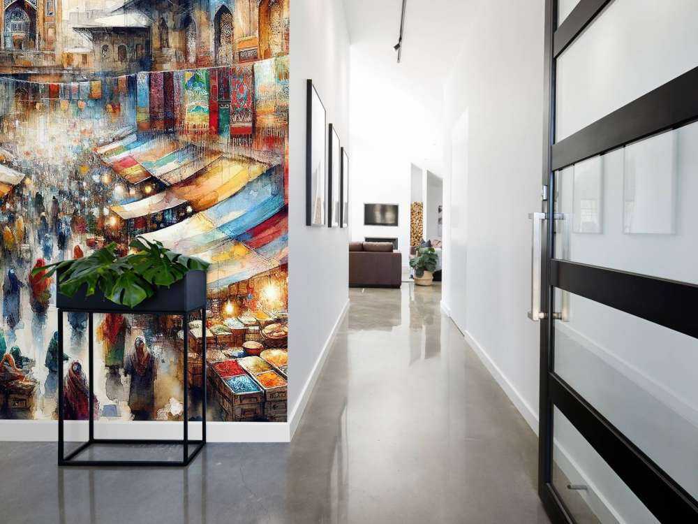 Bazaar's Symphony of Colors