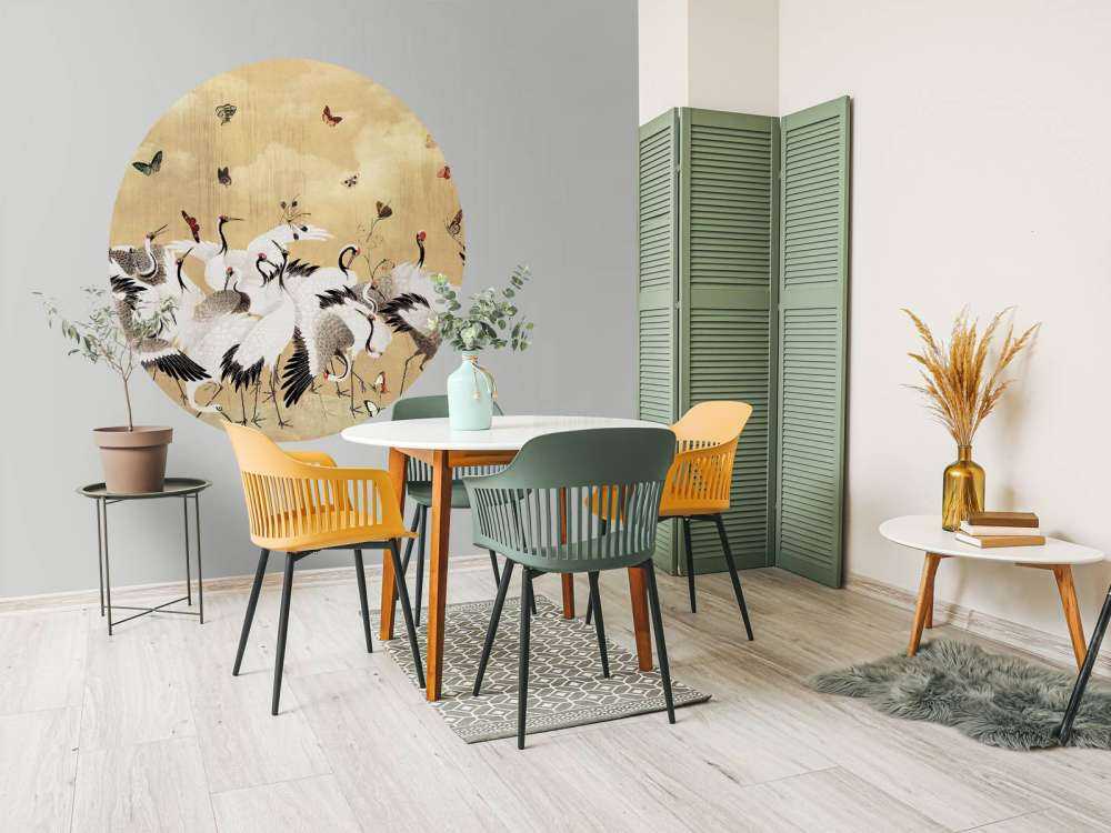 Golden Dance of Cranes