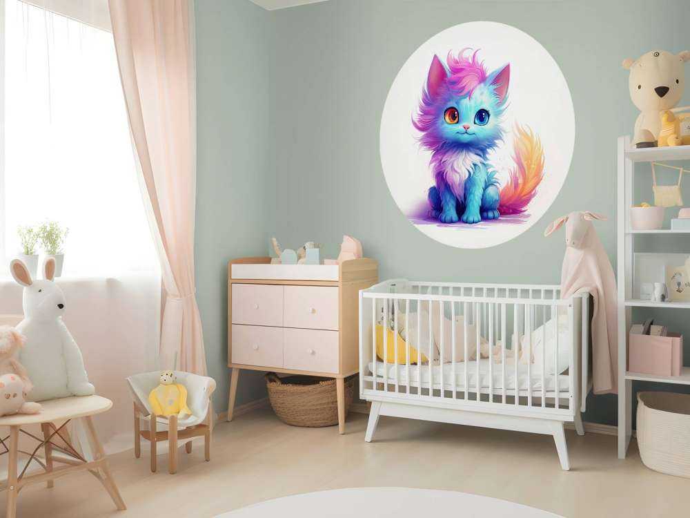 Regenboog baby kat