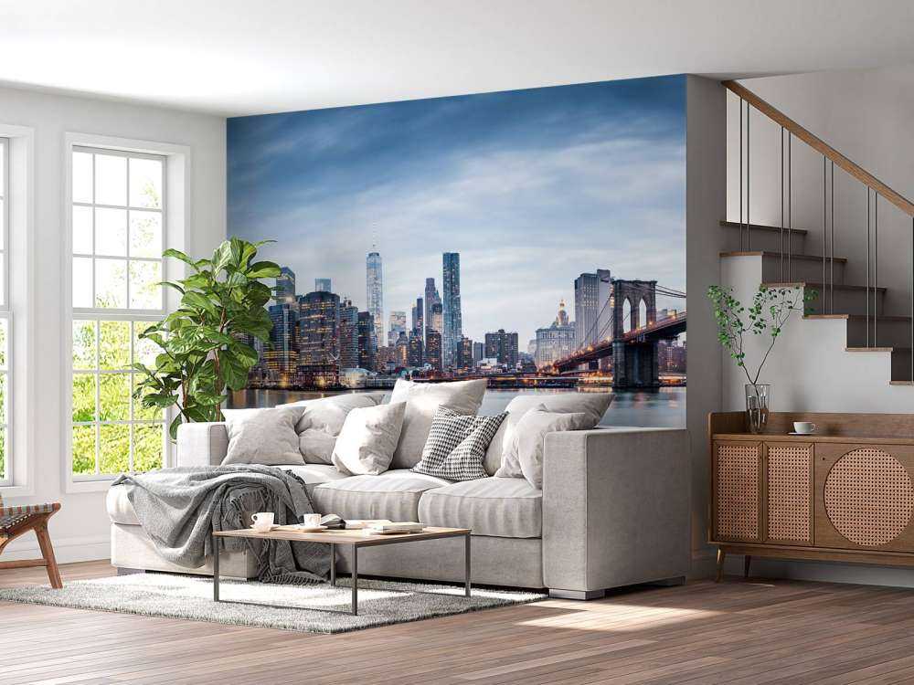 New York City zonsondergang