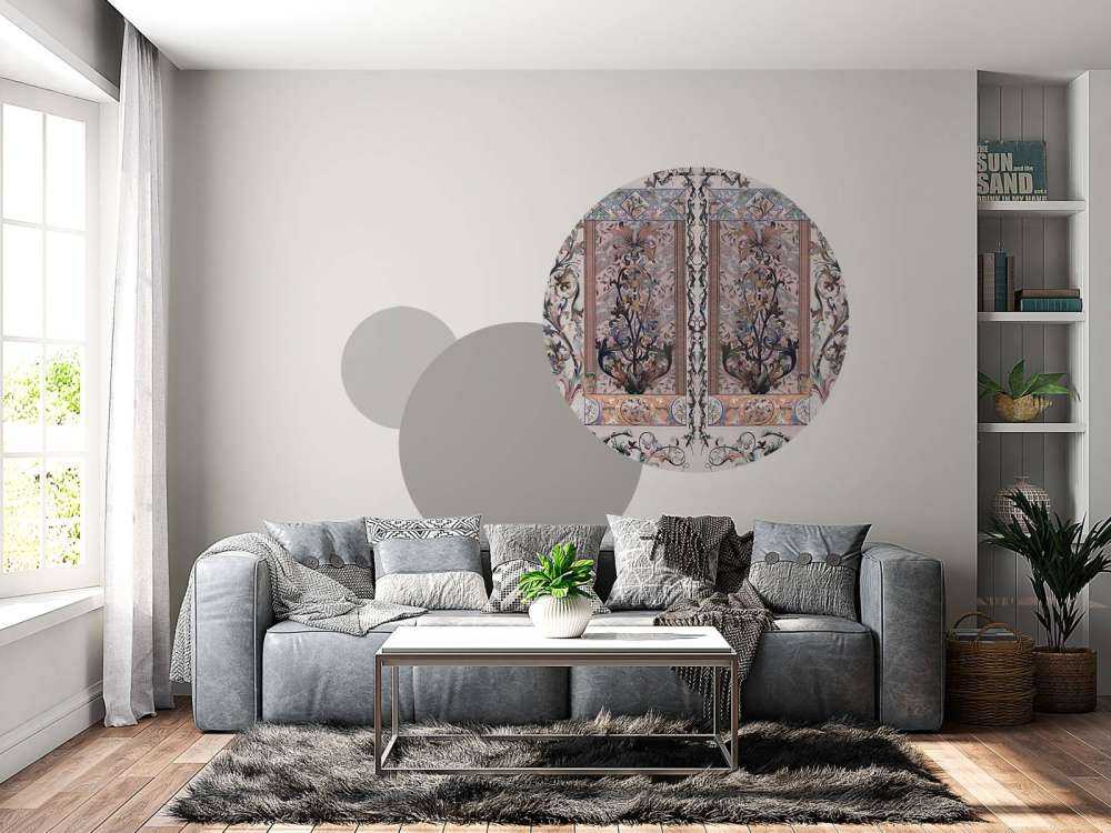 Pastel ornamenten in art nouveau