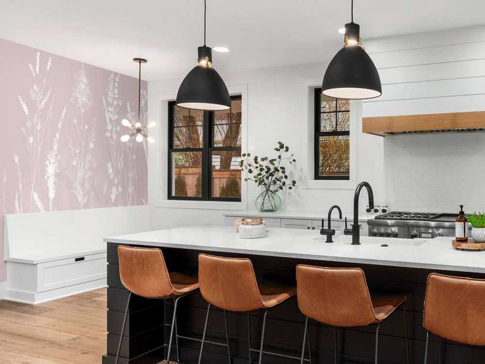 Lavender Glade Seamless Blush Pink