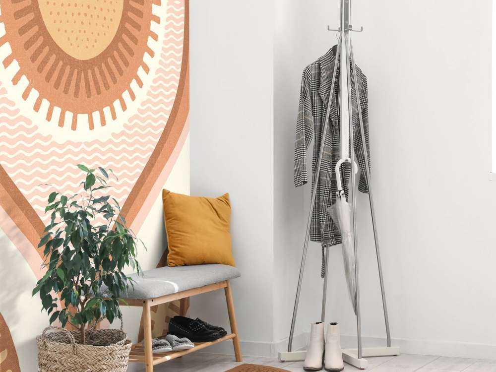 Zonnewerveling in retro pastel