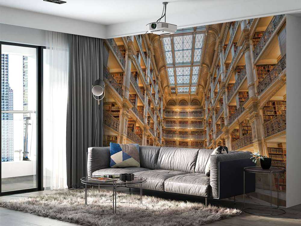 Verlichte Literatuurzaal