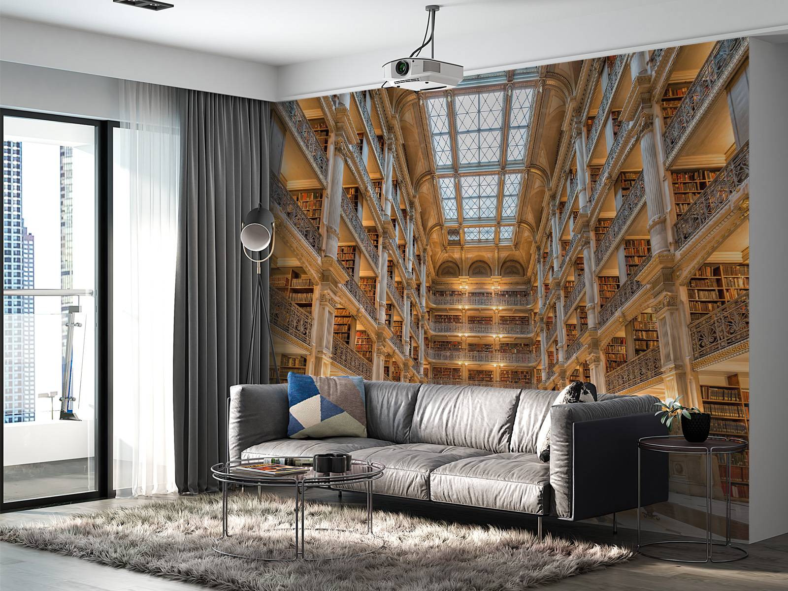 Verlichte Literatuurzaal