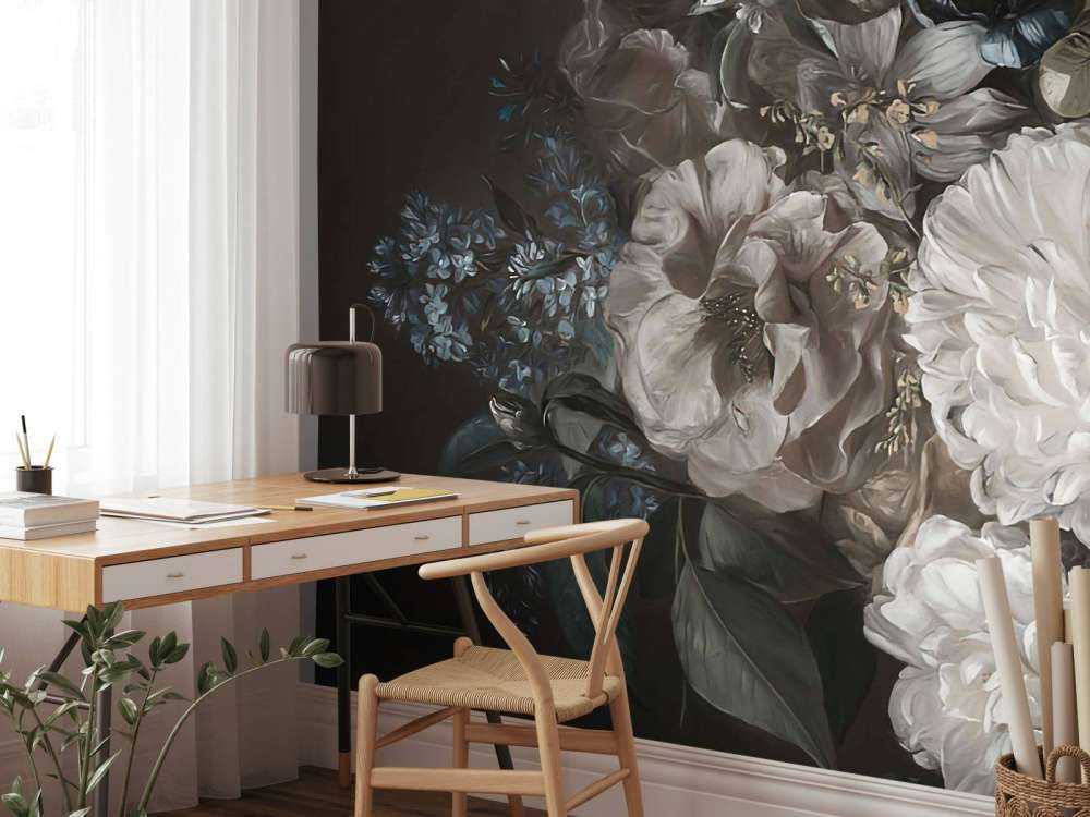 Bouquet with lilac White