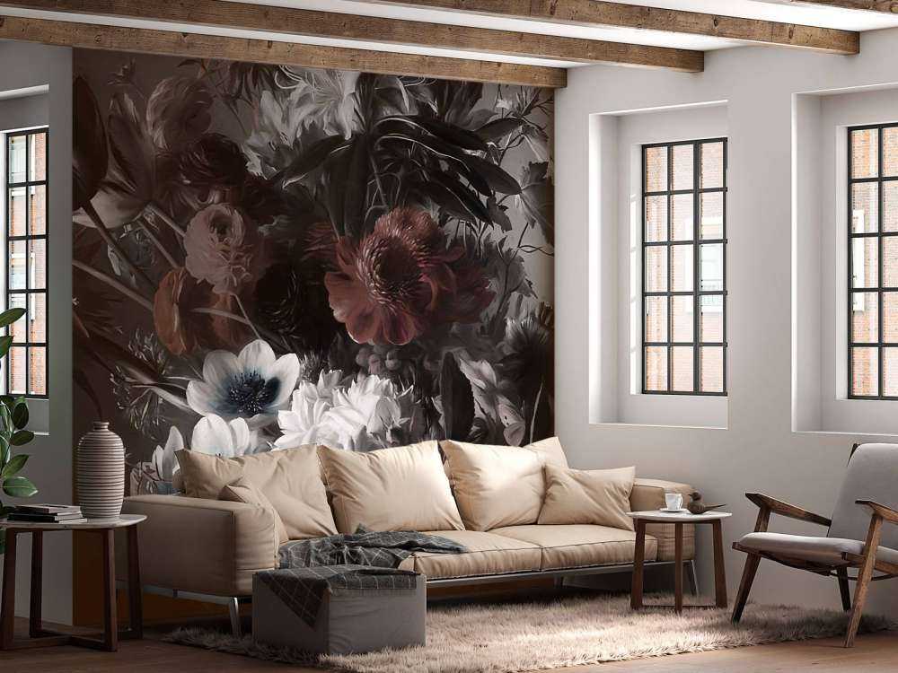 Big bouquet with anemones Pink