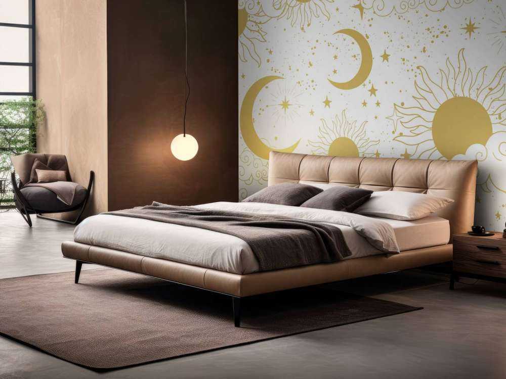 Zon maan en sterren in goud