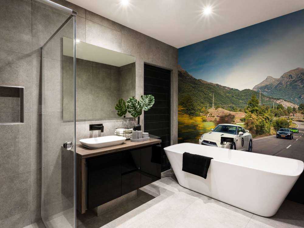 Witte GT-R-r in volle vaart