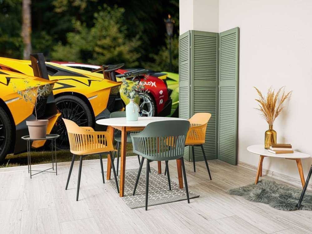 Supercars collectie in de natuur