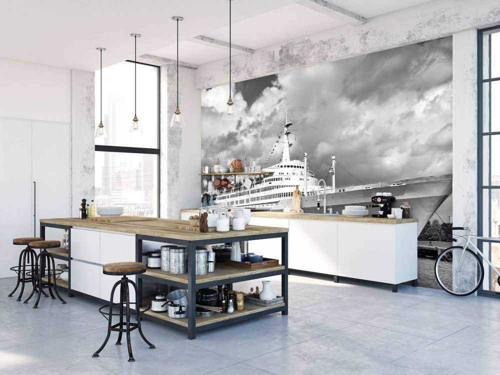 Tijdloze oceaanklassieker in zwart-wit