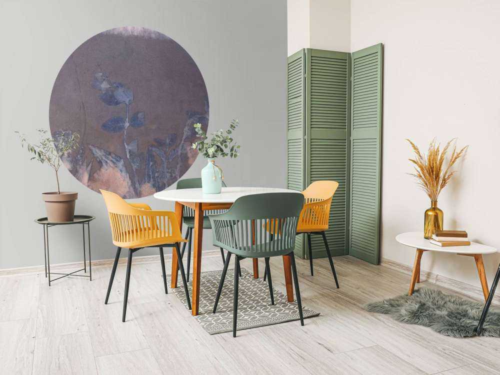 Wilde geranium en sneeuwbes - blauw