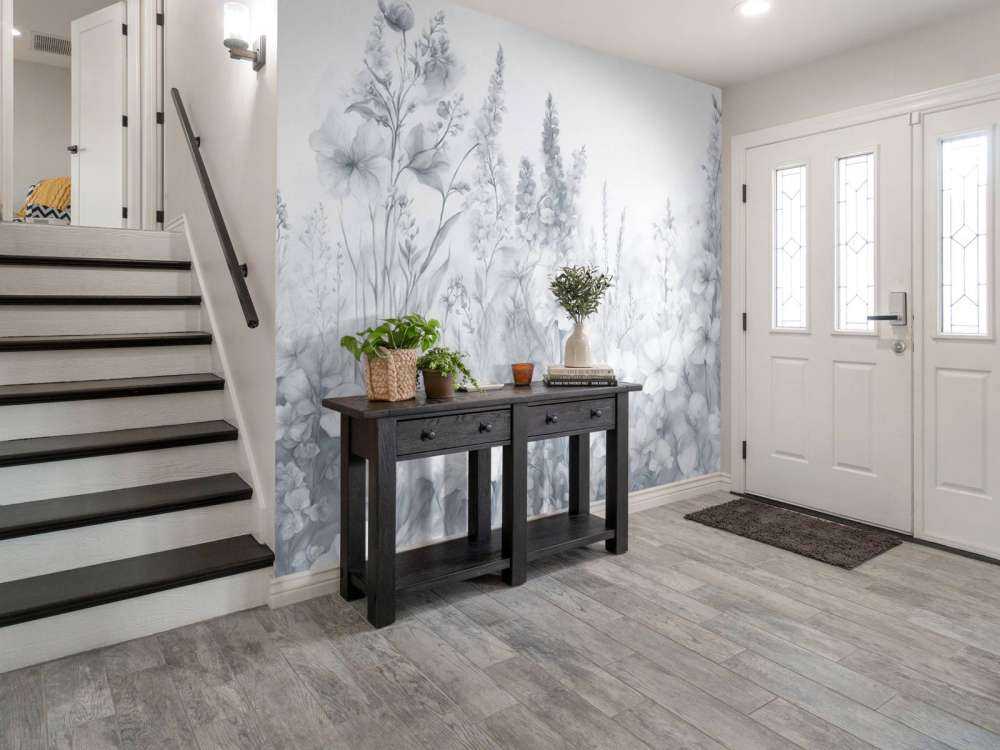 Tender English garden - blue