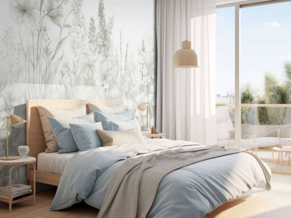 Tender English garden - mint green