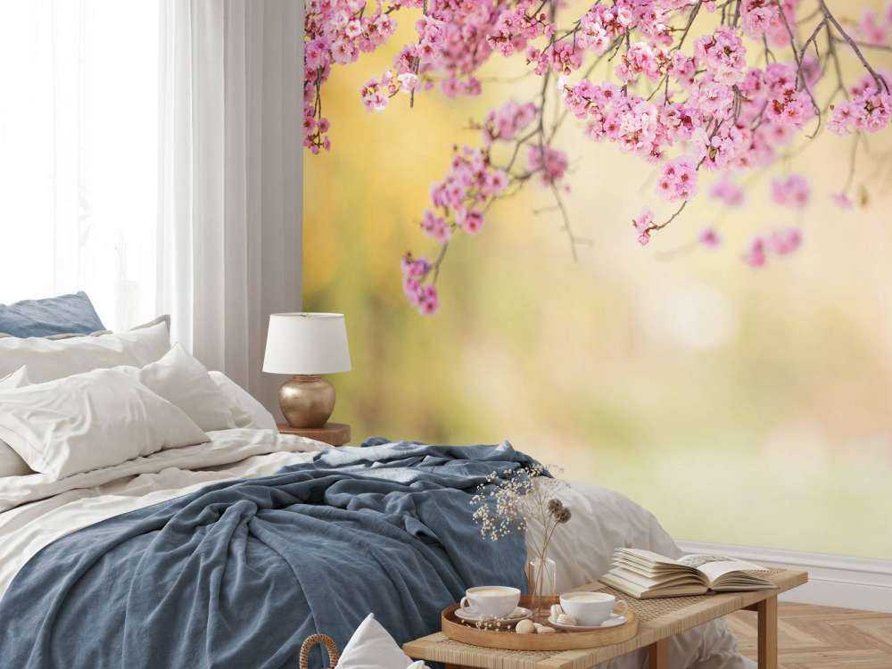 Bloesem met wazige achtergrond