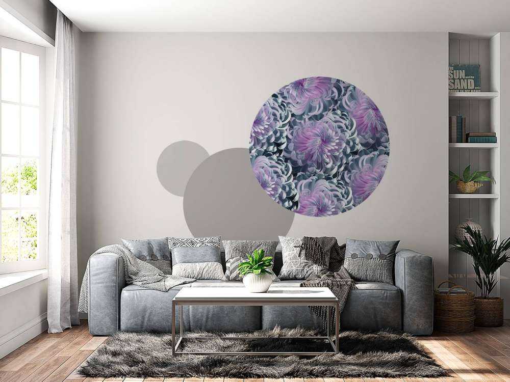 Roze chrysanthemum bloemen design