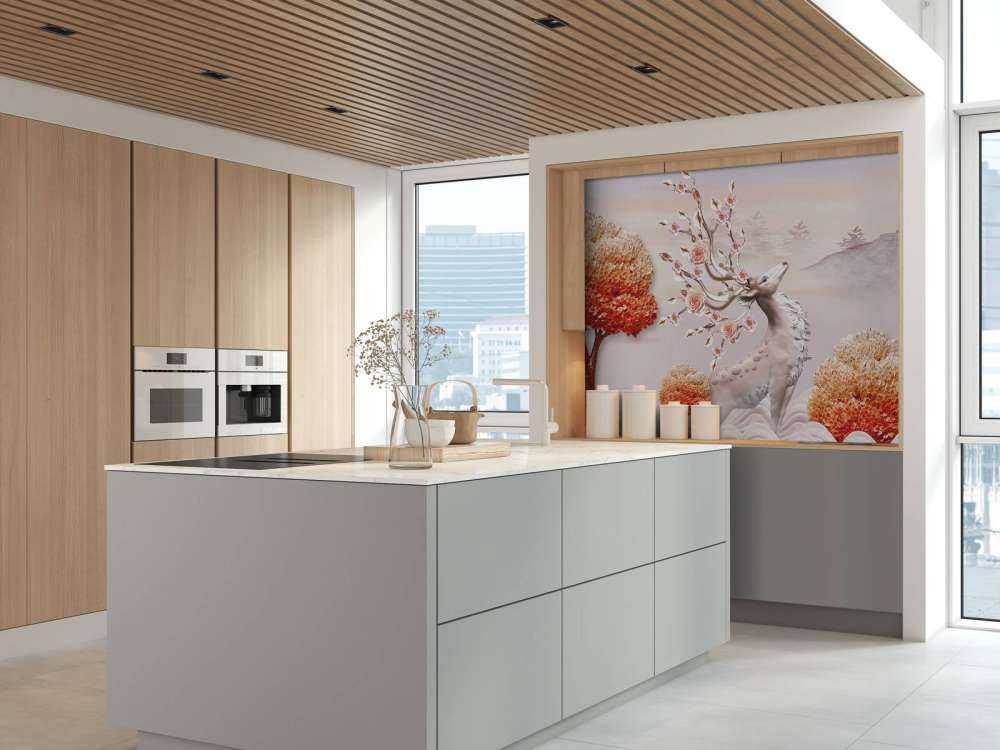 Hert met bloemen