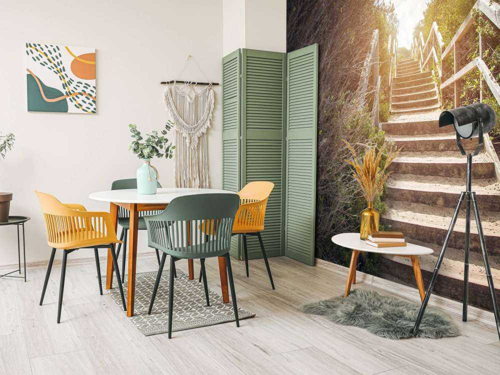 Vintage trap in de natuur