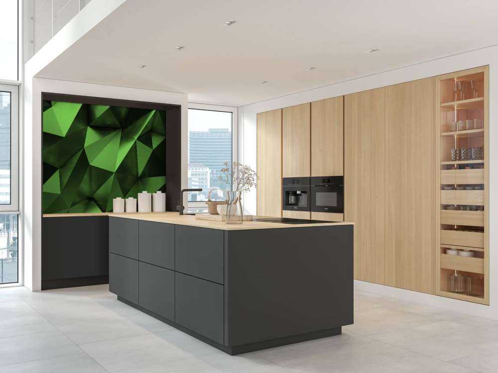 Groen veelhoekig geometrisch oppervlak