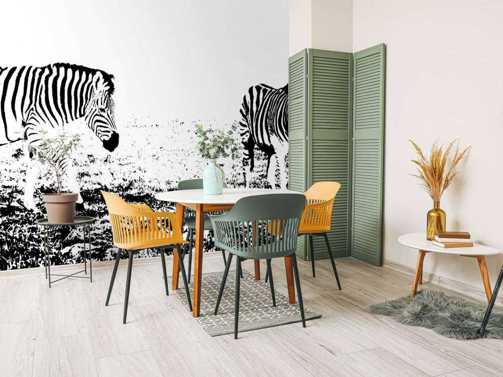 Zebra's in de weide design