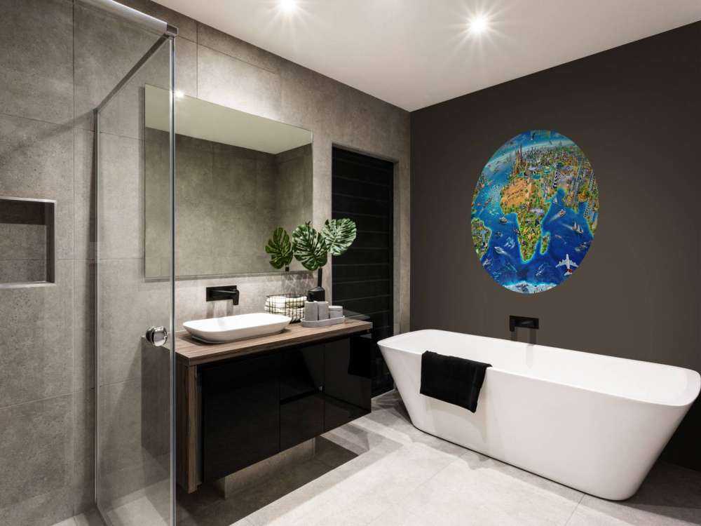 World Landmarks Globe