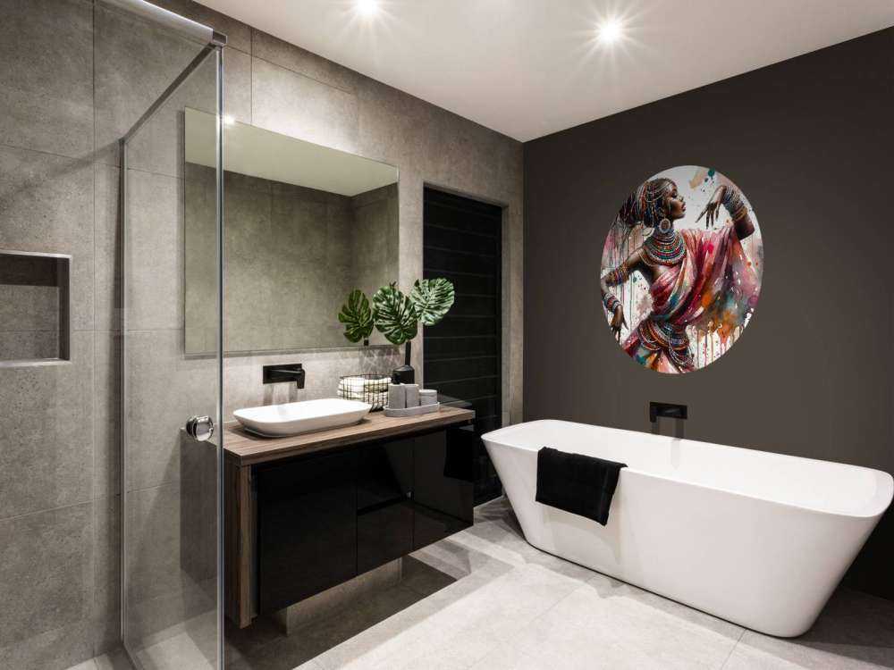 Watercolor African Dancer