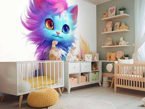 Regenboog baby kat