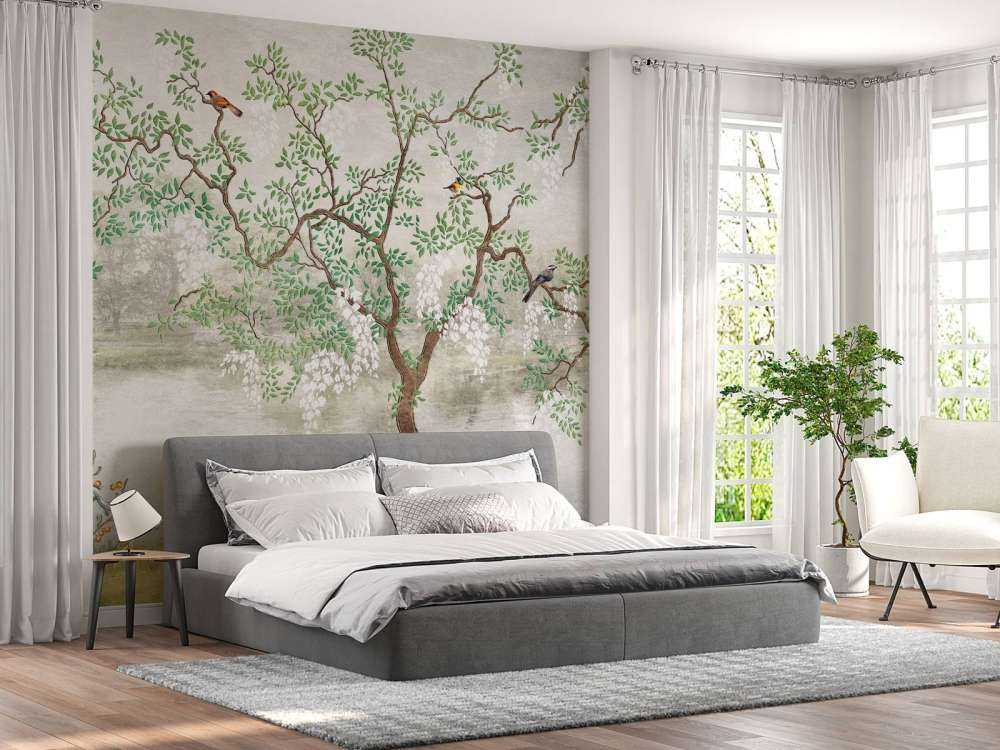 Vintage geschilderd landschap