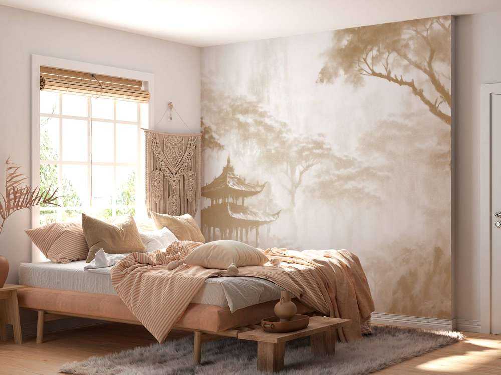 Nevelig Oosters Paviljoen, taupe