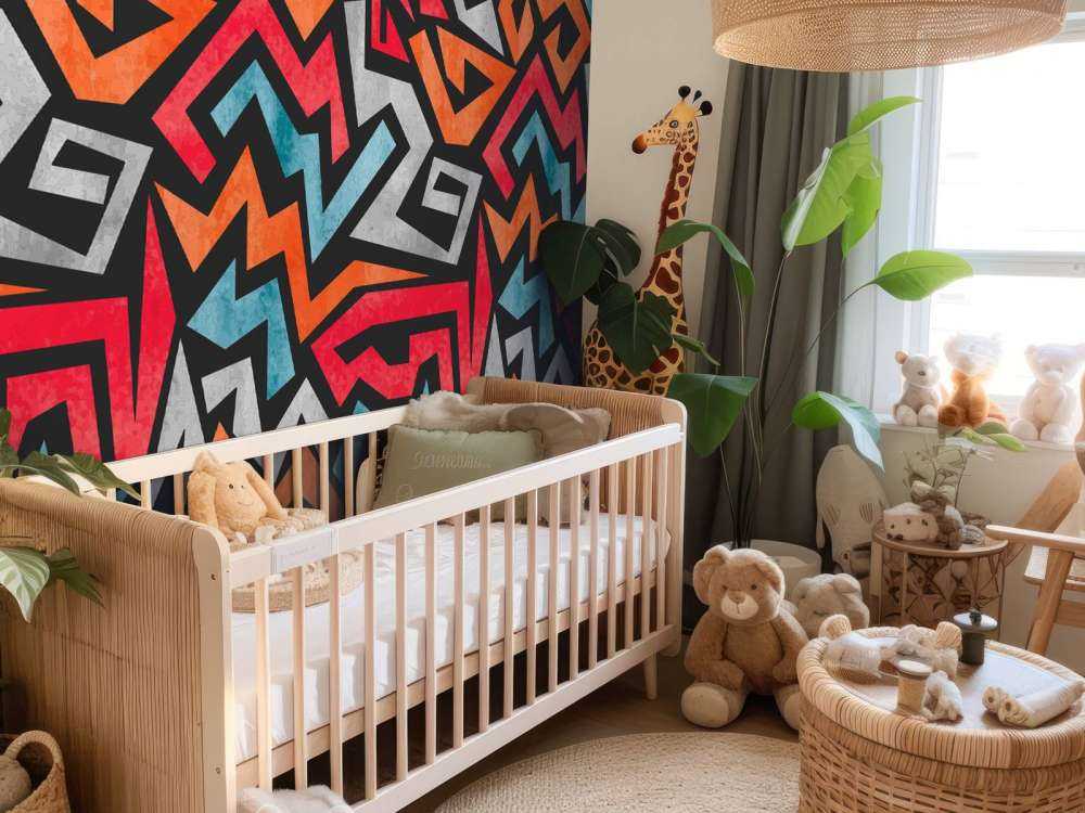 Kleurrijke grafische print