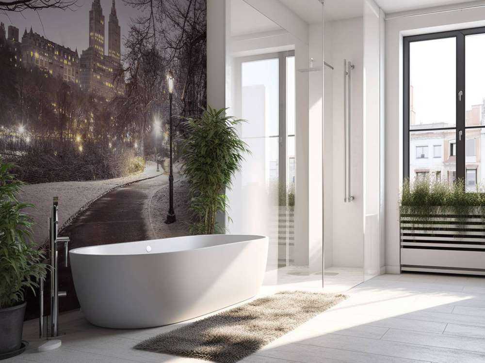 Besneeuwd Central park