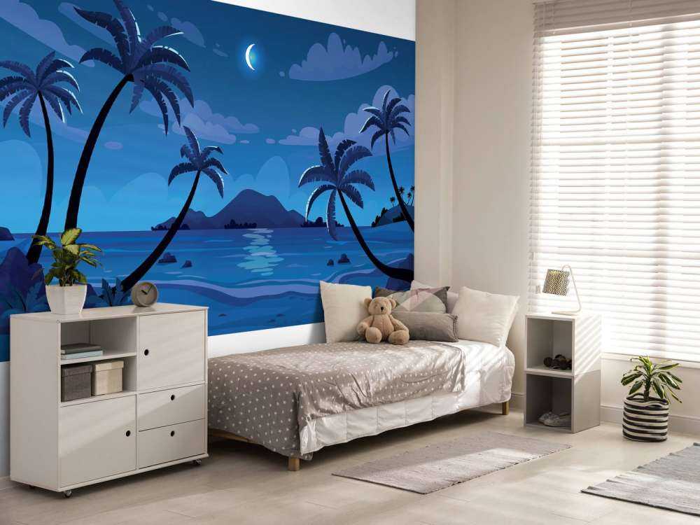 Mooi uitzicht bij nacht