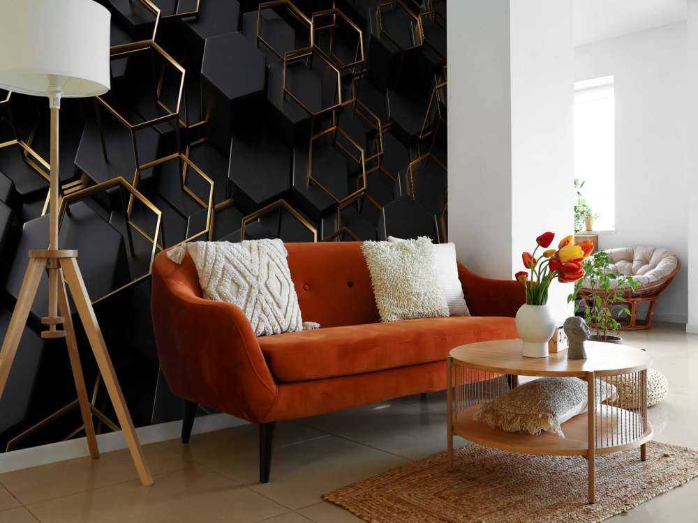 Sierlijke hexagons